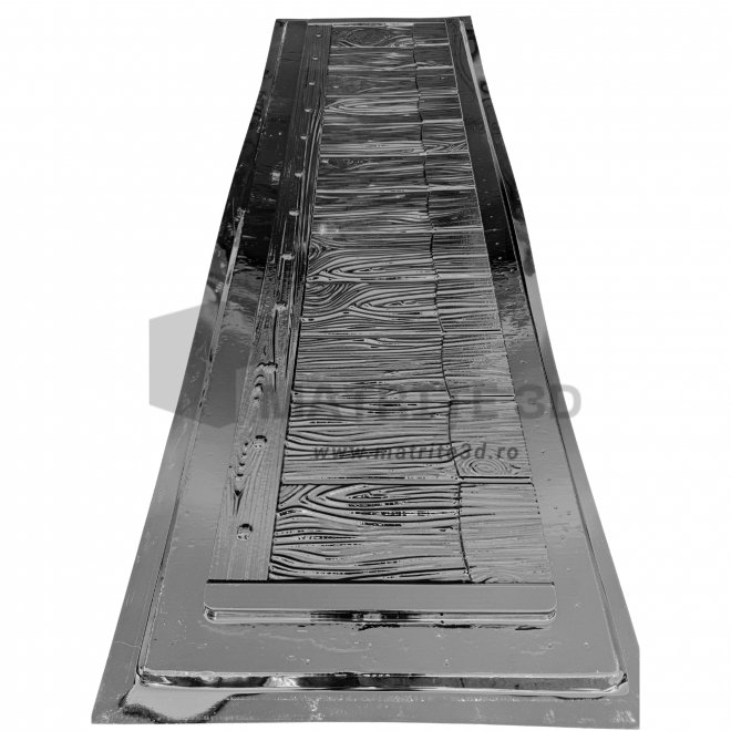 Matrita Gard, Poarta Lemn, Partea de Sus Terminatia 200x50x4cm