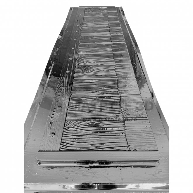 Matrita Gard, Poarta Lemn, Partea de Sus Terminatia 200x50x4cm