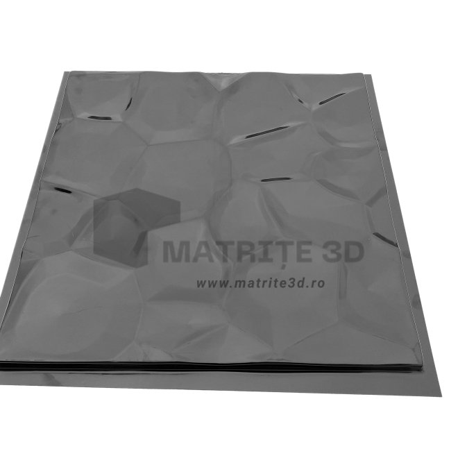 Matrita Panou Decorativ 3D, ABS HIMPACT, Model Stini, 50x50x2cm