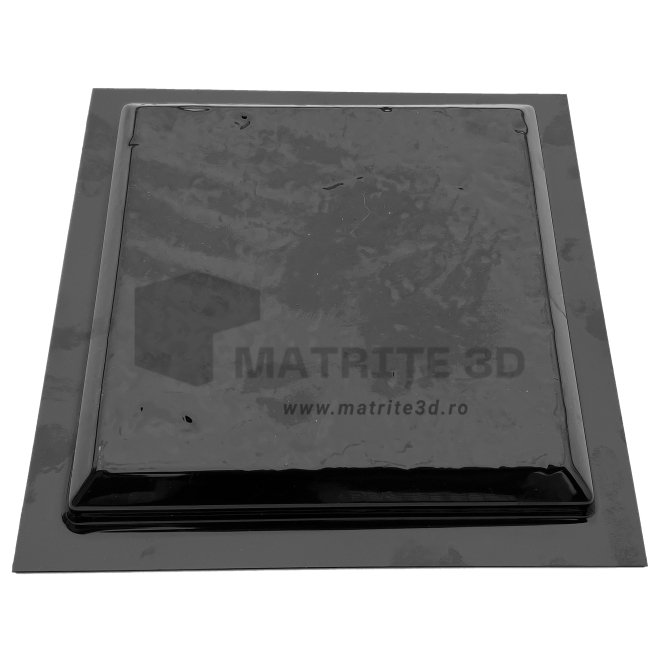 Matrita Travertin, ABS HIMPACT, model cu margine tesita, 20x20x2cm