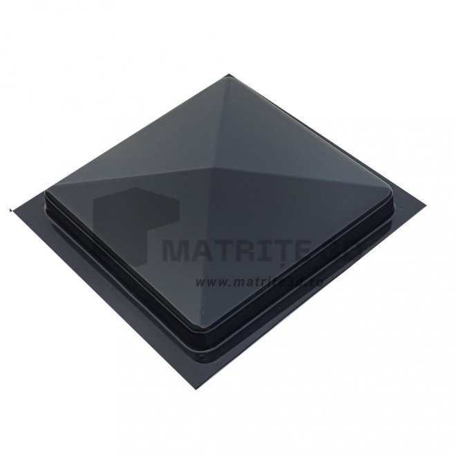 Matrita capac stalp beton, ABS HIMPACT – 25x25x6.5cm