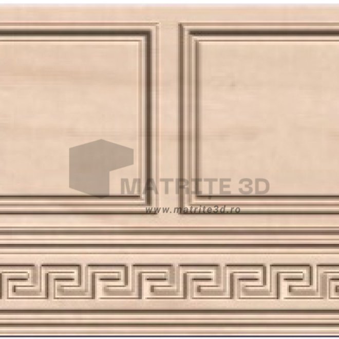 Matrita Gard Beton, ABS HIMPACT, model Opulenta, partea din mijloc 200x50 cm