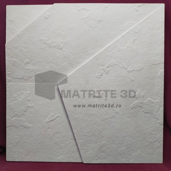 Matrita Panou Decorativ 3D, ABS HIMPACT, Model American, 50x50x2cm