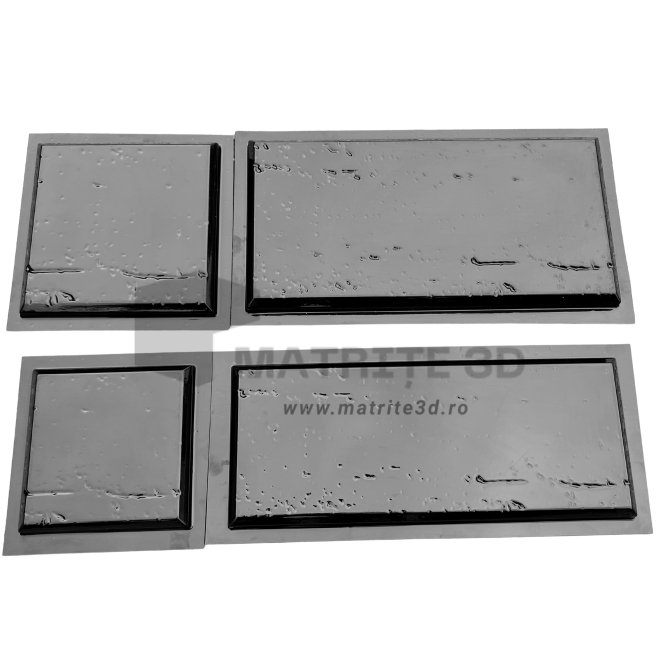 Matrite Travertin v2 Mare cu margine tesita, 50x25x2.5cm