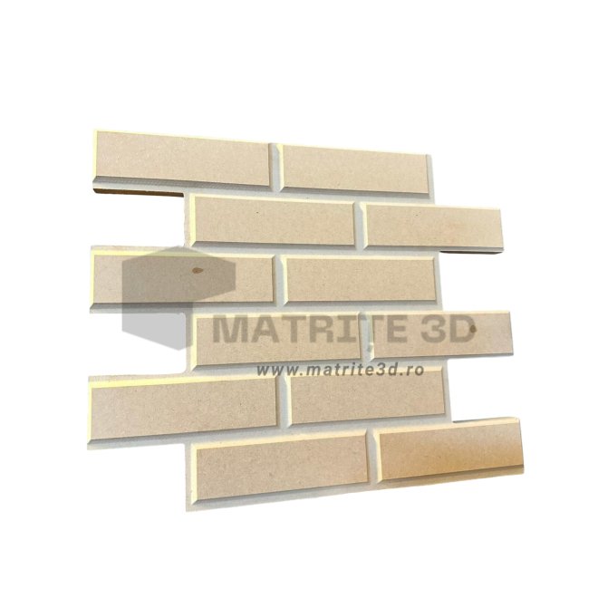 Matrite Panouri Caramida, Model Brick Lis 62x51x2.5cm