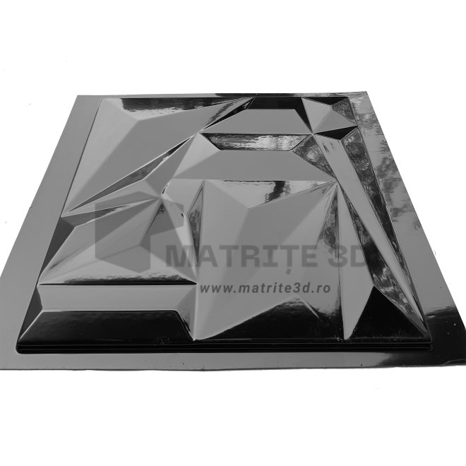 Matrita Panou Decorativ 3D, ABS HIMPACT, Model Diamant 2 50x50cm