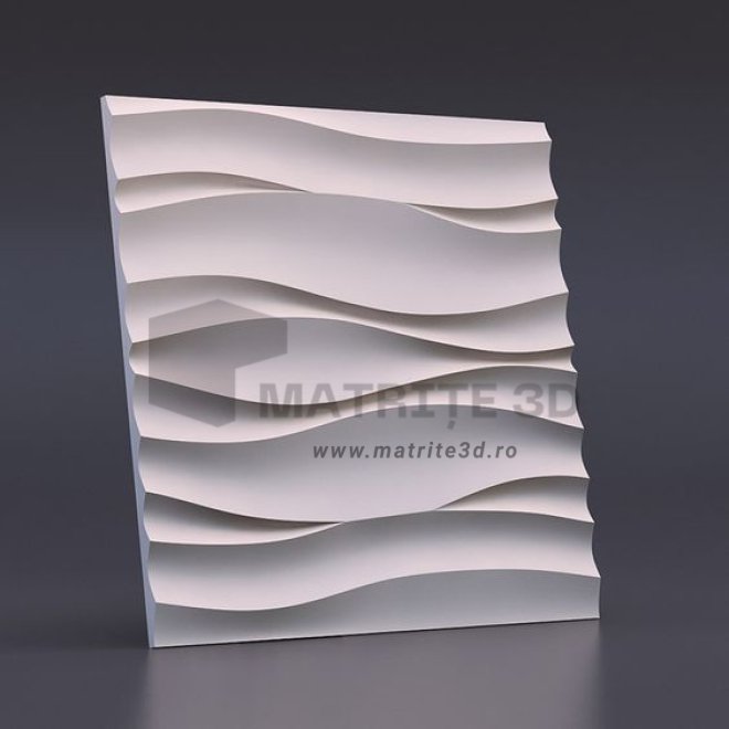 Matrita Panou Decorativ 3D, ABS HIMPACT, Model Nobi, 50x50x2cm