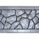 Matrita Gard Beton, ABS HIMPACT, model Rompa, partea din mijloc 200x50 cm