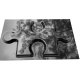 Matrita Panou Decorativ 3D, ABS HIMPACT, Model Puzzle, 50x28.5x2cm